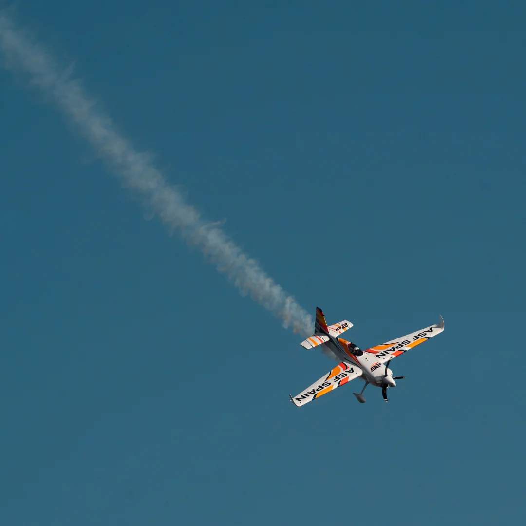 Nhdesign project Air Invictus: Photograph captured during the aerial display
