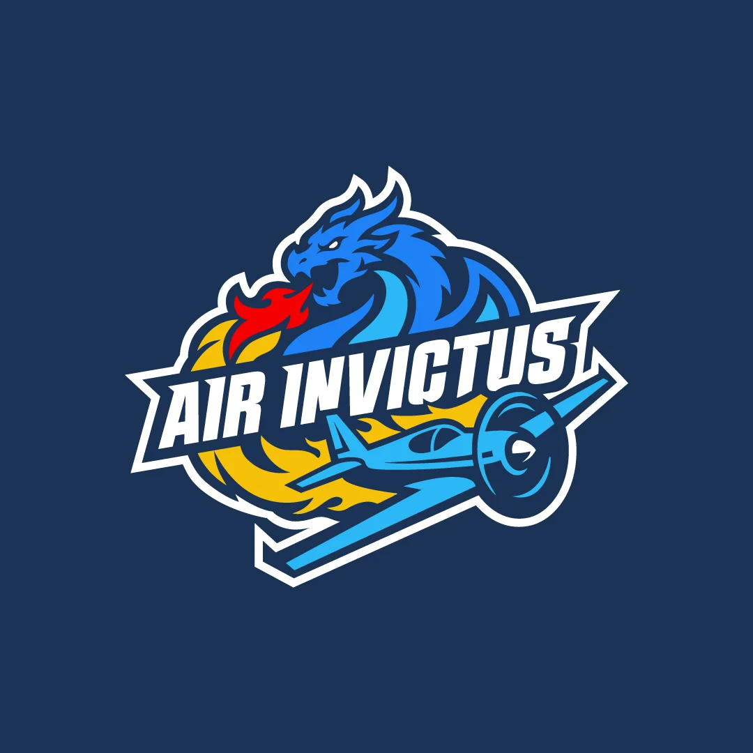 Nhdesign project Air Invictus: Primary version of the visual identity