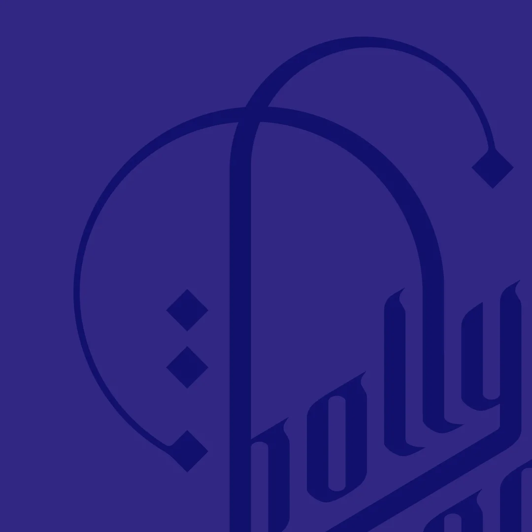 Projeto Bollywood da Nhdesign: Close-up do logótipo Bollywood em amarelo sobre fundo roxo