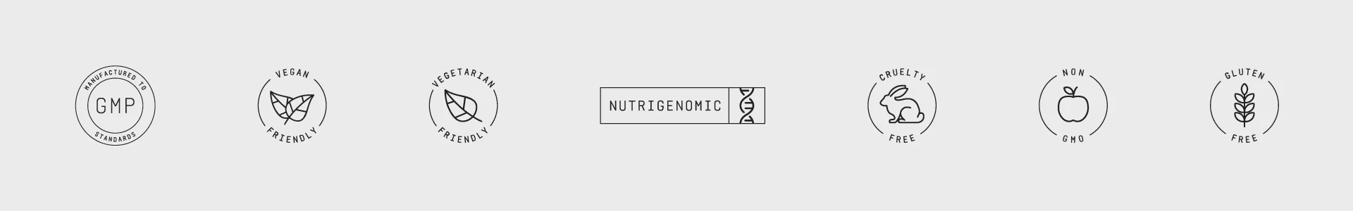 Nhdesign project EcogeneticsN: Icons developed for Ecogenetics.