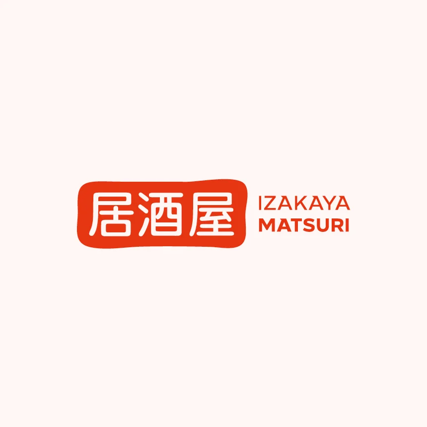 Projeto Izakaya Matsuri da Nhdesign: logótipo horizontal 