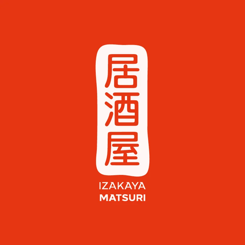 Projeto Izakaya Matsuri da Nhdesign: logótipo vertical 