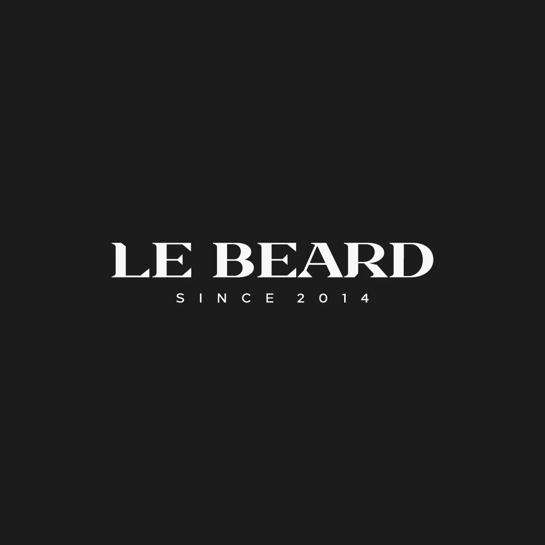 Nhdesign project Le Beard: Logo with classic typography and a minimal approach, reflecting the brand’s premium positioning