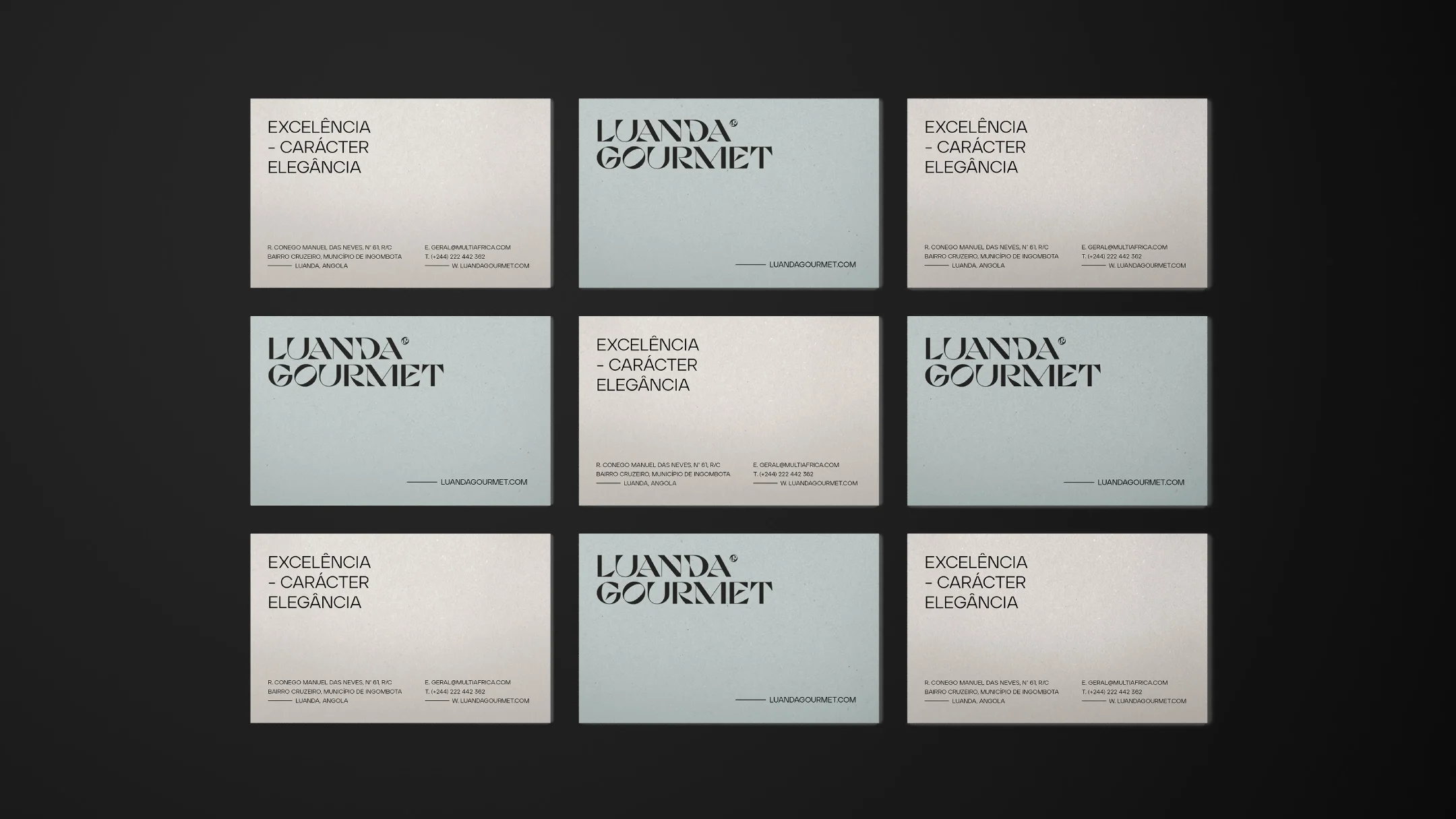 Imagem principal do projeto Luanda Gourmet da Nhdesign