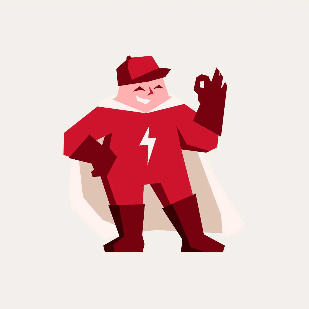 Projeto Mr Pronto da Nhdesign: Mascote da Mr Pronto