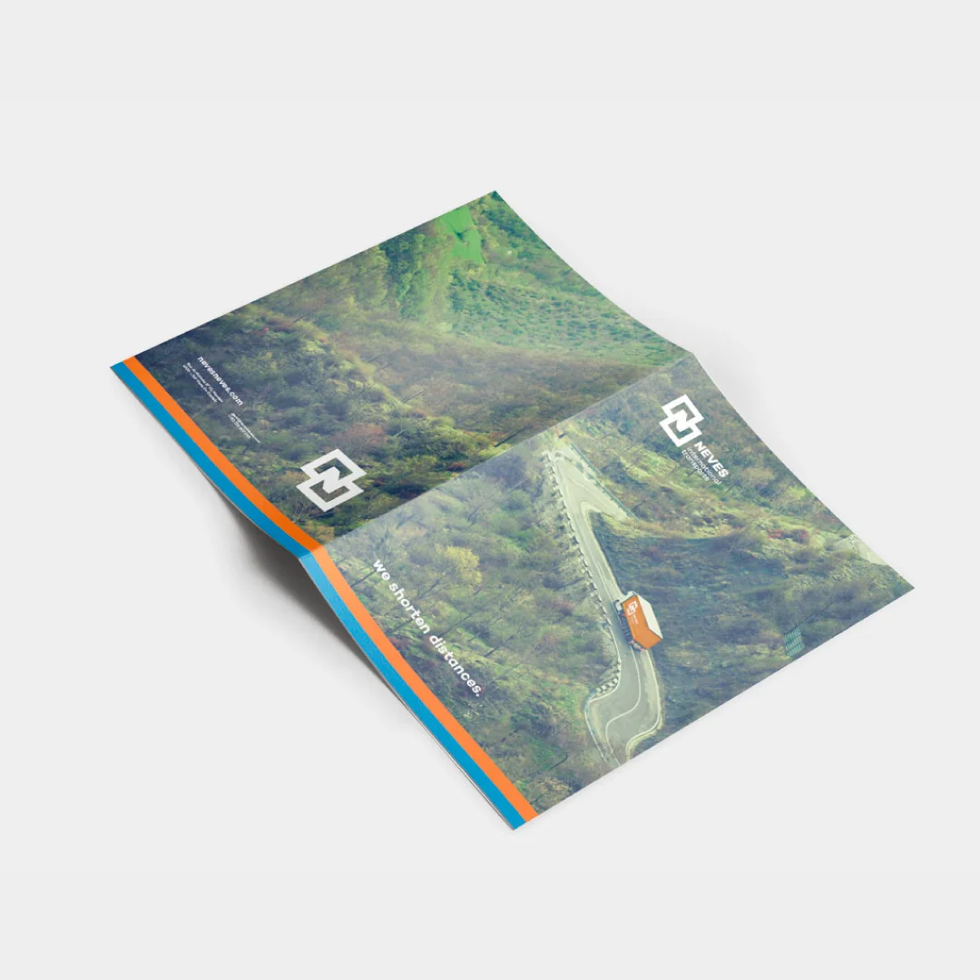Nhdesign project Neves International Transports: Neves' Brochure