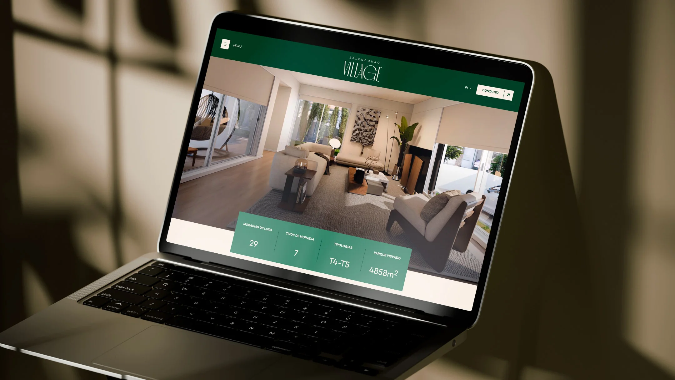 Projeto Splendouro Village da Nhdesign: Site do Splendouro Village