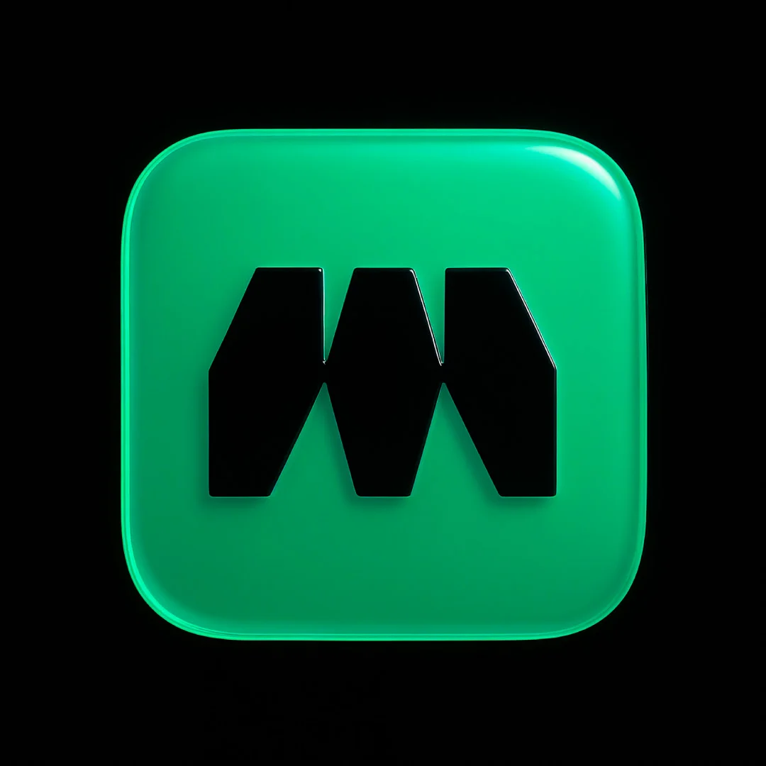 Projeto The Mesh da Nhdesign: Ícone tridimensional desenvolvido para aplicações digitais