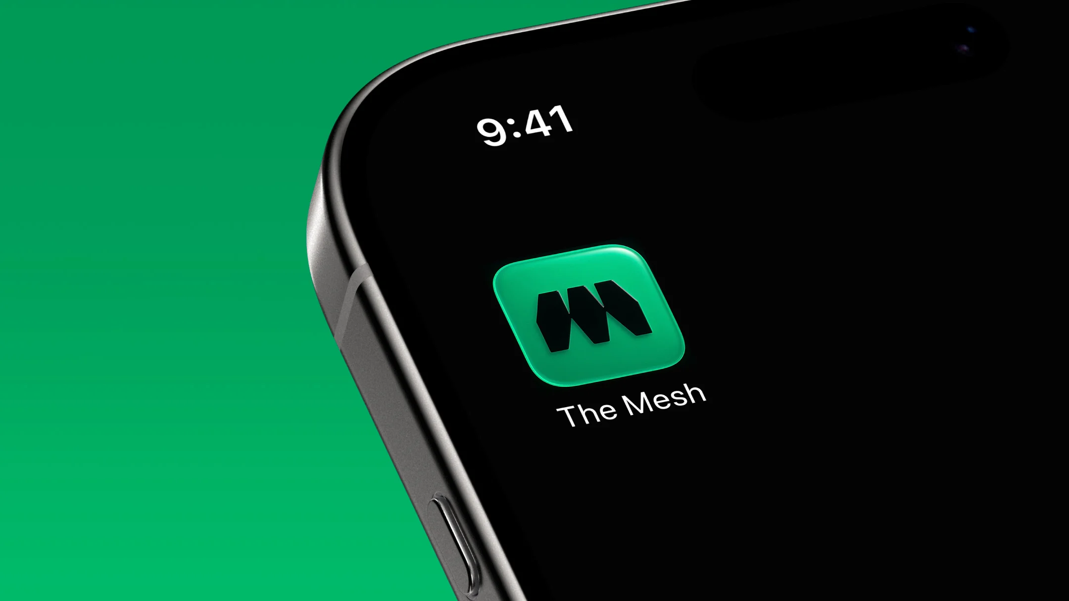Projeto The Mesh da Nhdesign: Aplicação do ícone em interface mobile