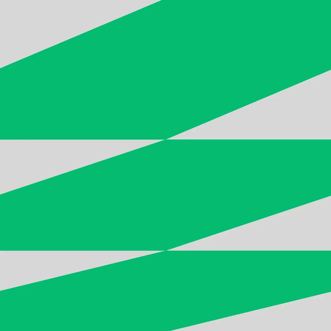 Projeto The Mesh da Nhdesign: Padrão gráfico diagonal aplicado ao sistema visual