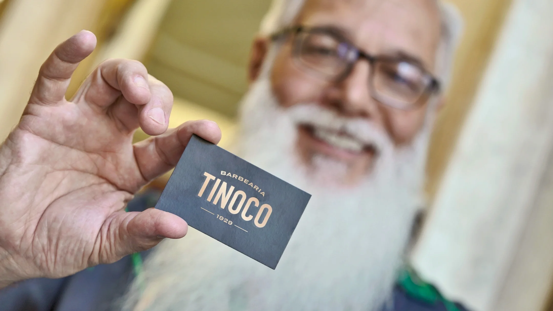 Nhdesign project Barbearia Tinoco: Tinoco's Business Card