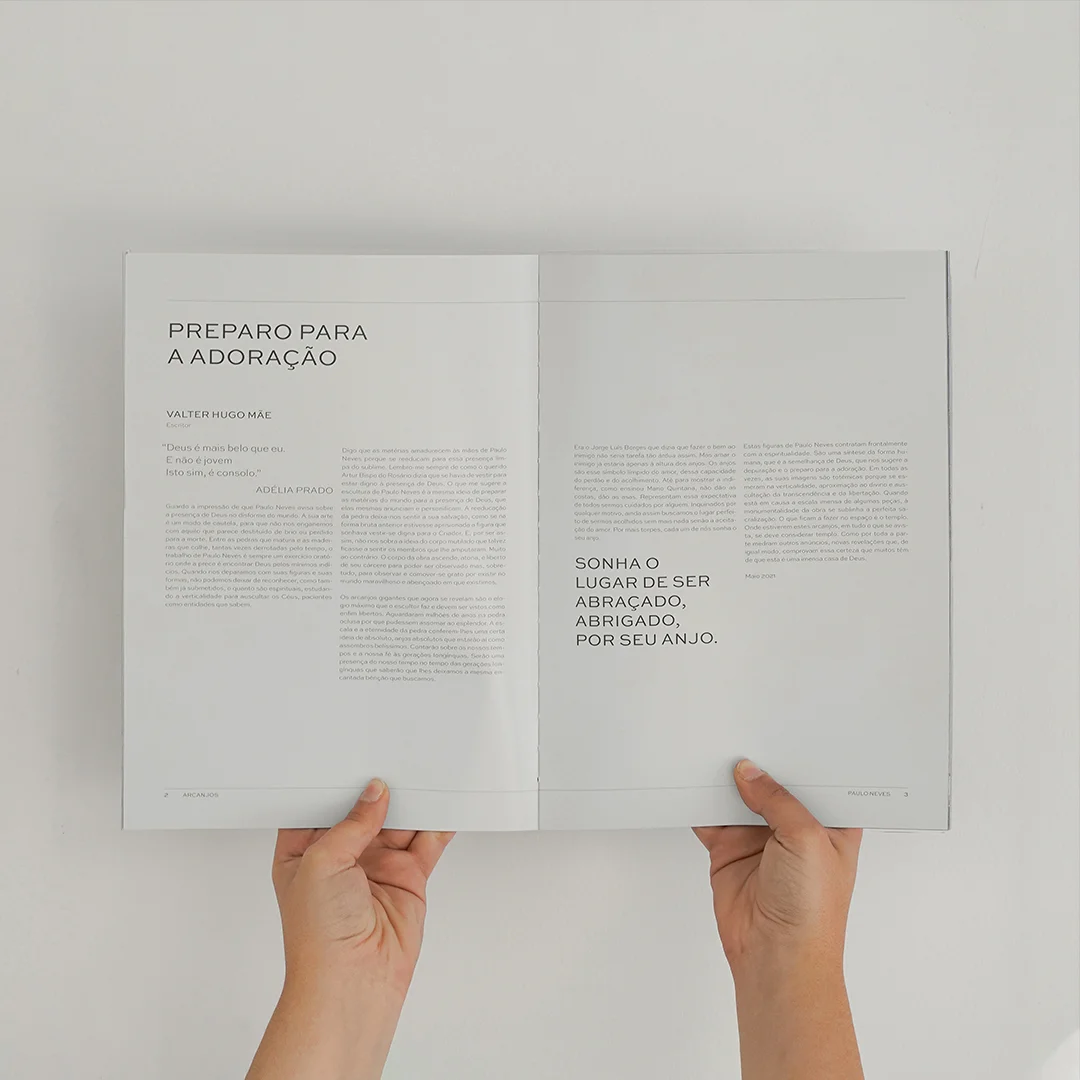 Nhdesign project Arcanjos: Body of the Paulo Neves catalog