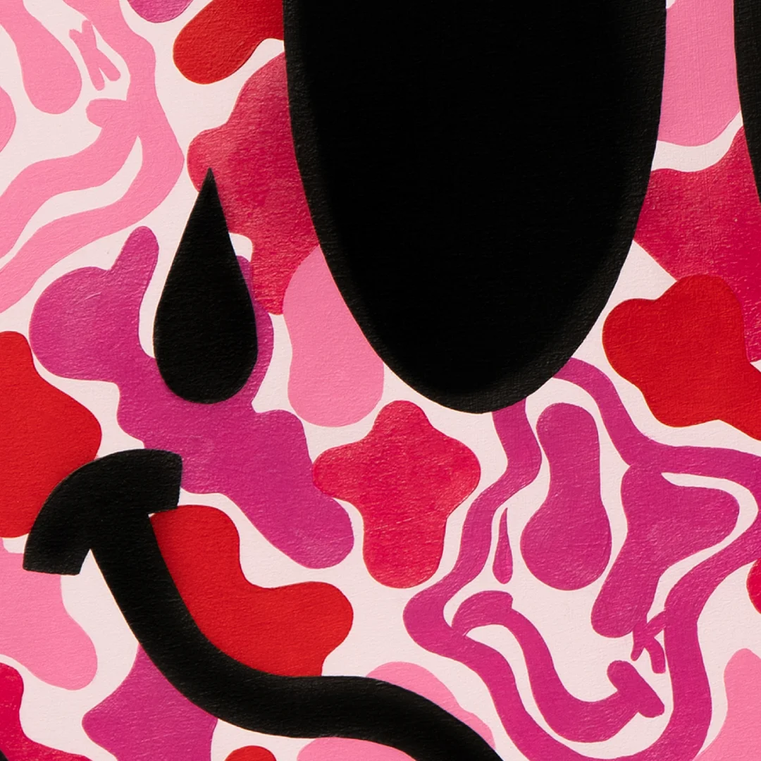 Nhdesign project Collateral Beauty: Detail of one of Killa's artworks featured in the catalogue