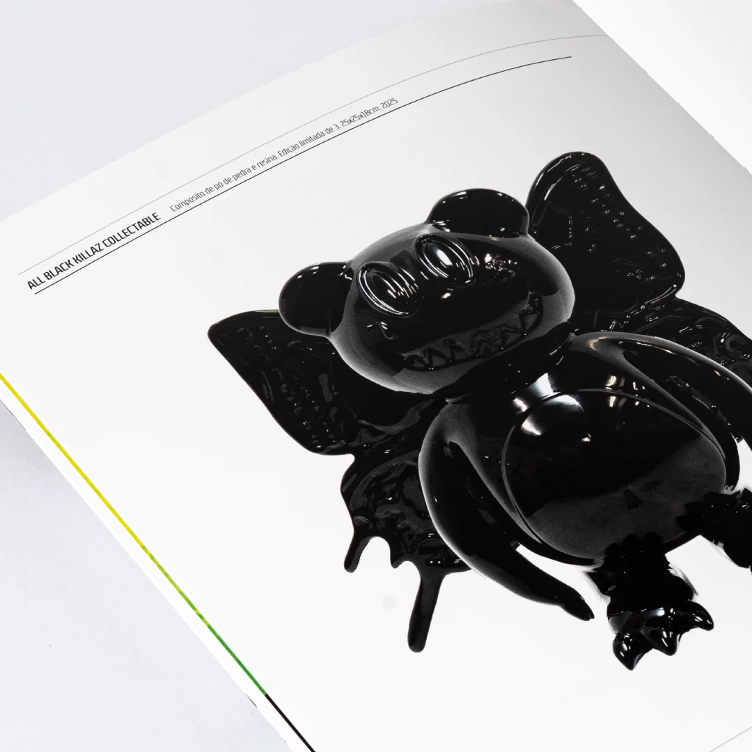 Nhdesign project Collateral Beauty: Integration of a Killa artwork into the editorial layout