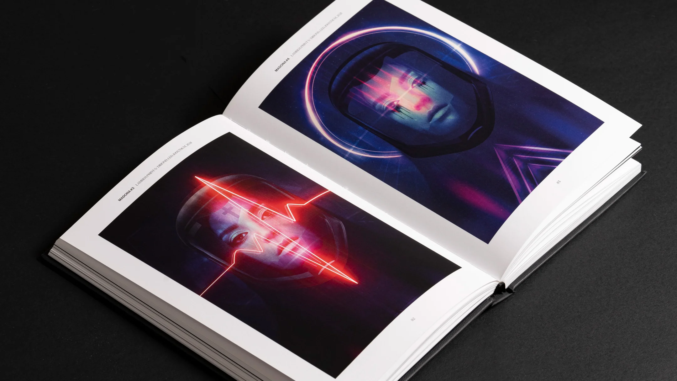 Nhdesign project 30 Anos de Fotografia: Double-page spread featuring photographs from the publication