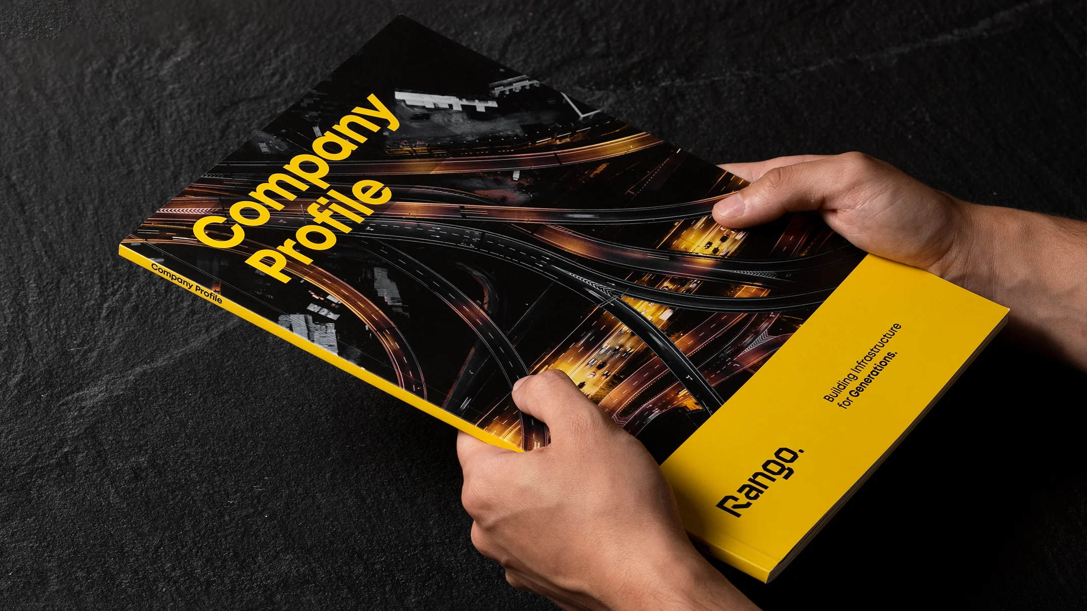Highlight do projeto Rango Company Profile da Nhdesign