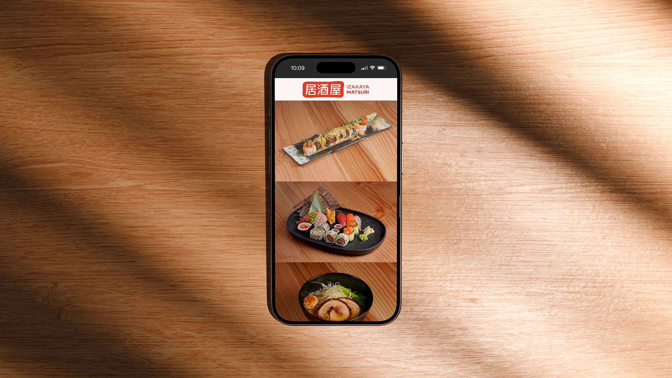 Highlight do projeto Izakaya Matsuri da Nhdesign