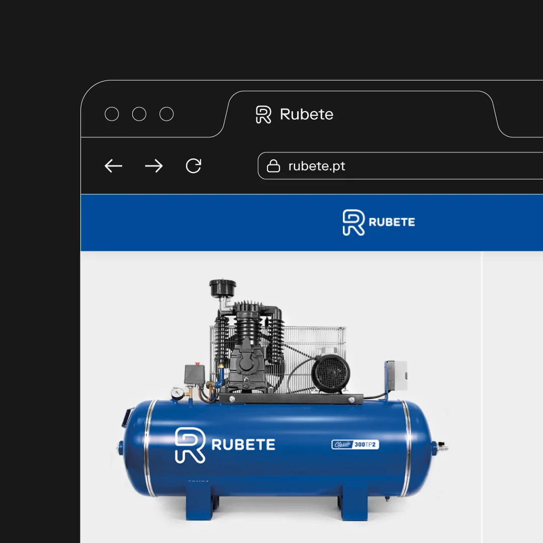 Projeto Rubete da Nhdesign: Logotipo de tamanho reduzido