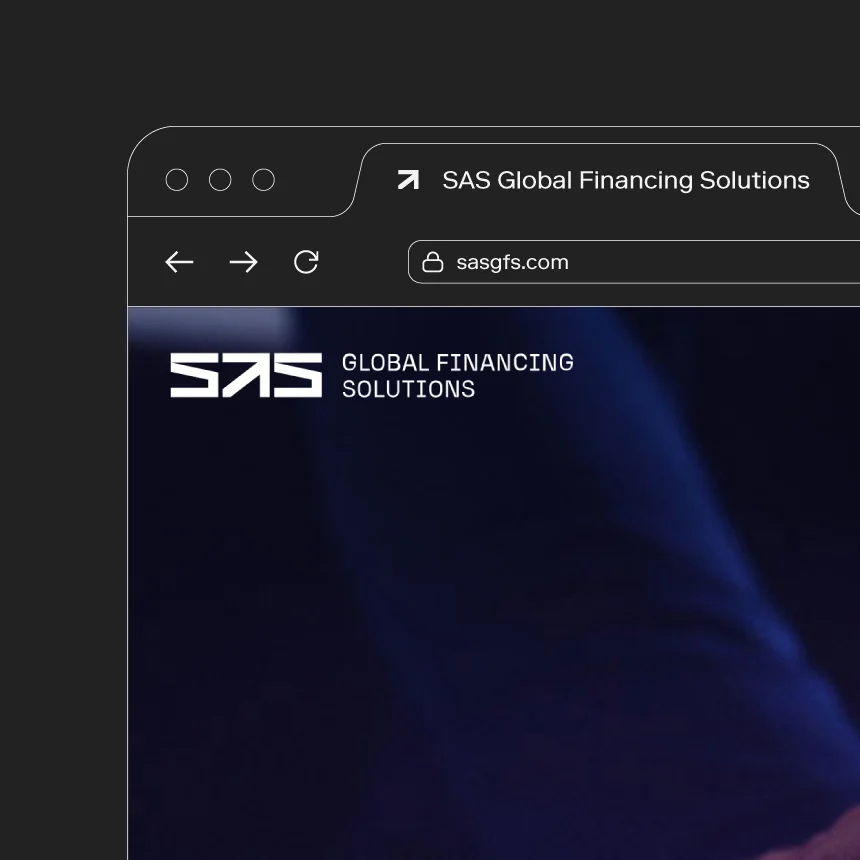 Nhdesign project SAS Global Financing Solutions: Reduced-size logo